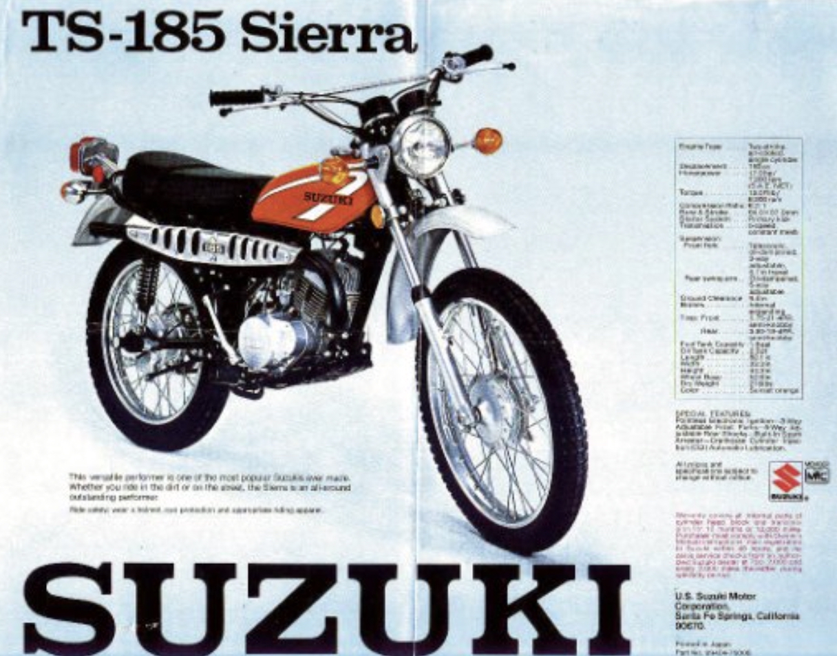 Suzuki TS build deposit